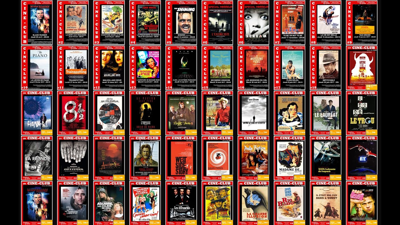 100 films pour 100 Ciné-Clubs !