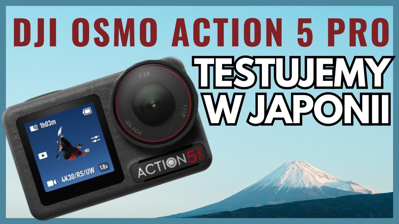 Recenzja DJI Action 5 PRO - Niesponsorowany