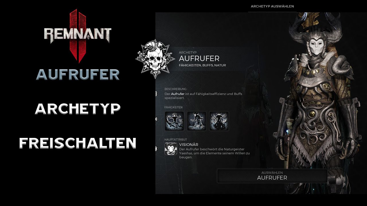 Remnant 2 - Aufrufer freischalten - Geheimer Archetyp [DLC-2]
