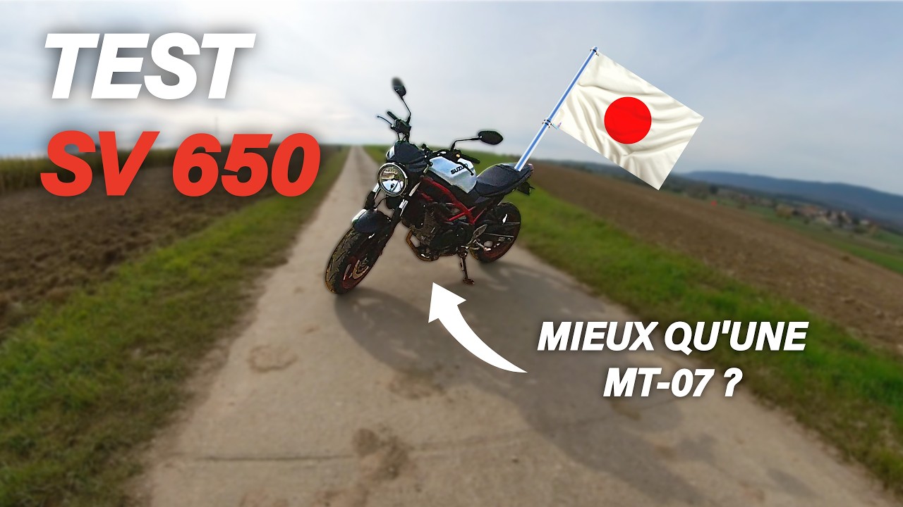 TEST SUZUKI SV 650 ! MIEUX QU'UNE MT-07 ?