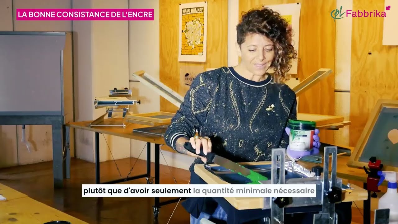 Sérigraphie : Obtenir la Bonne Consistance de l'Encre