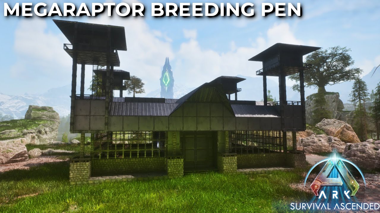 Megaraptor Breeding Pen | Ark: Survival Ascended | Build Template
