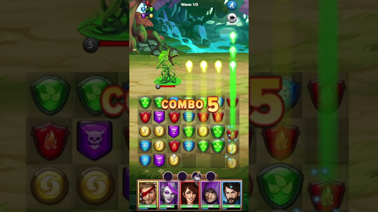Epic Puzzle RPG: Match 3 NEW Game on Kongregate  #browsergame #match3games
