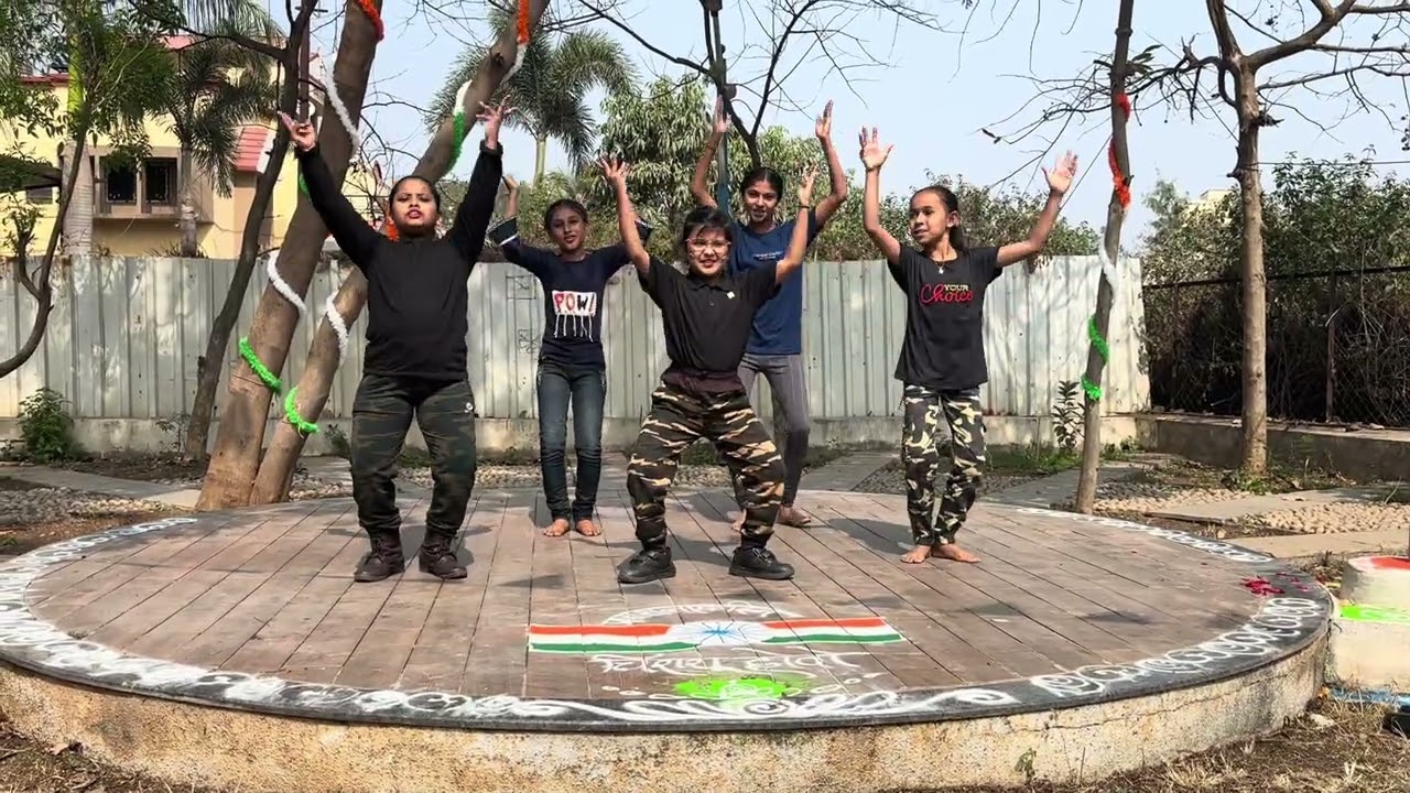 #republicday group dance #kids 