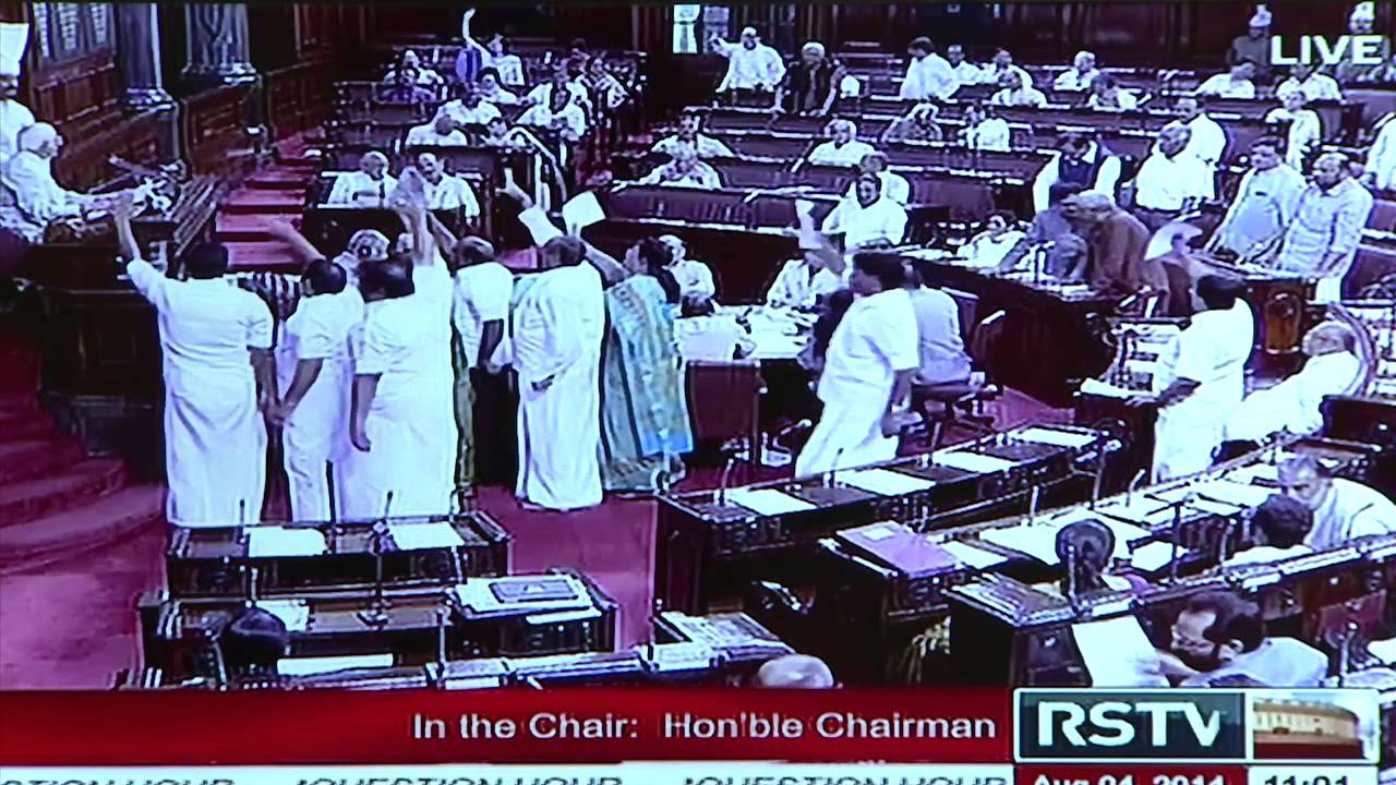 AIADMK PROTEST PARLIAMENT FTG
