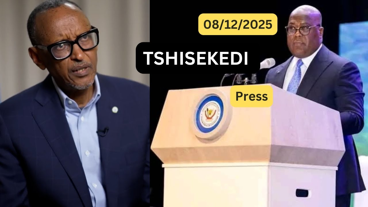 WIDEO TSHISEKEDI WYDAJE R&Oacute;WNIEŻ MOCNE OŚWIADCZENIE PO ZAWARCIU POROZUMIEŃ WASZYNGTOŃSKICH