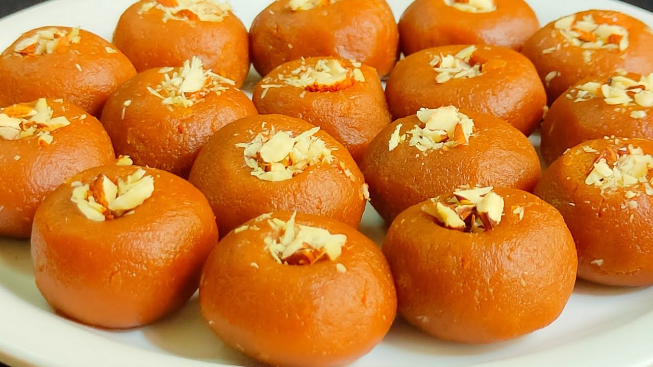 घर में ही रखी हुई चार चीजों से सवादिष्ट दानेदार पेड़े बनाएं भर भर के तारीफ पाएं Besan Peda पेड़े