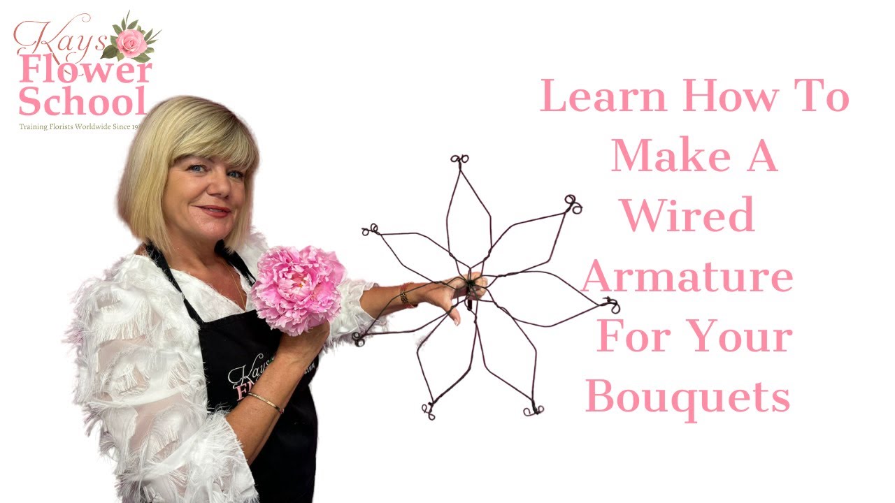 Learn How to make a wire armature for your bouquets