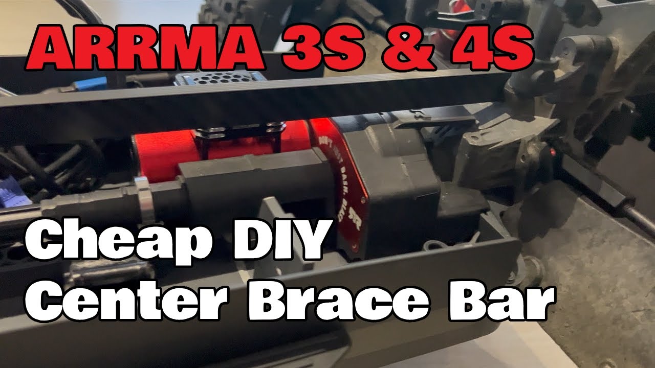 TUTO FR - Arrma 3S & 4S : DIY Center Brace Bar