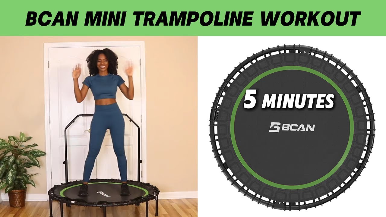 🔥 5-Minute Mini Trampoline Workout for Beginners@BendandBounce #REPOST