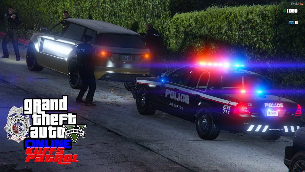 GTA 5 KUFFS Multiplayer Police Role Play #62 | How Many Cops Can Fit In One Car???