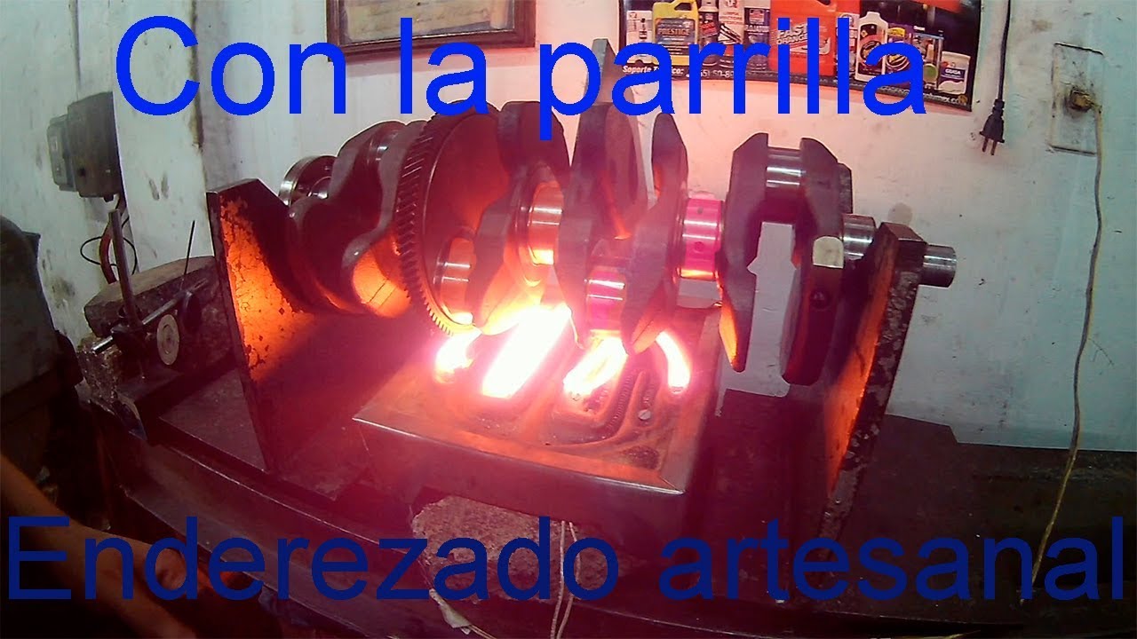 Evita tirar tu cigueñal sin antes ver esto Como enderezar un cigüeñal  con una parrilla eléctrica