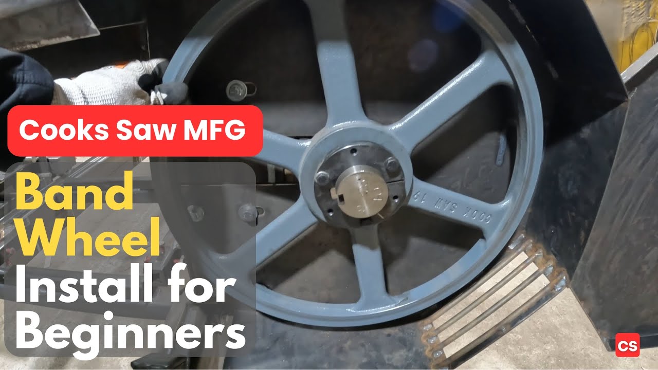 Complete Sawmill Band Wheel Tutorial – Removal, Installation & Alignment