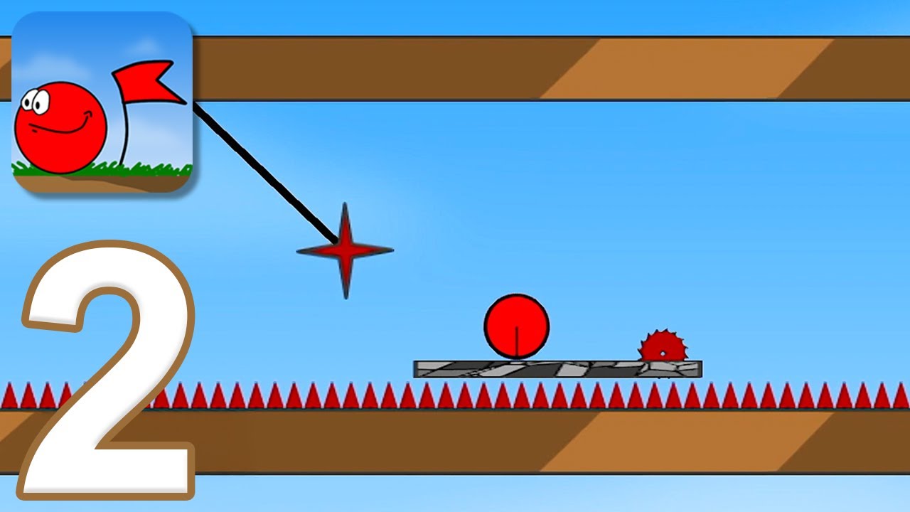 Red Ball - Gameplay Walkthrough Part 2 - World 2: Levels 1-16 (Android)