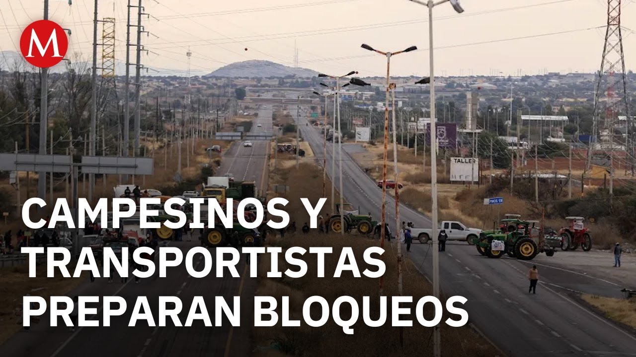 Campesinos y transportistas anuncian movilizaciones y bloqueos por errores en nueva ley