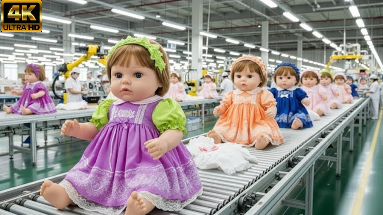 Inside Baby Doll Factory: From Raw Plastic to Finished Baby Dolls