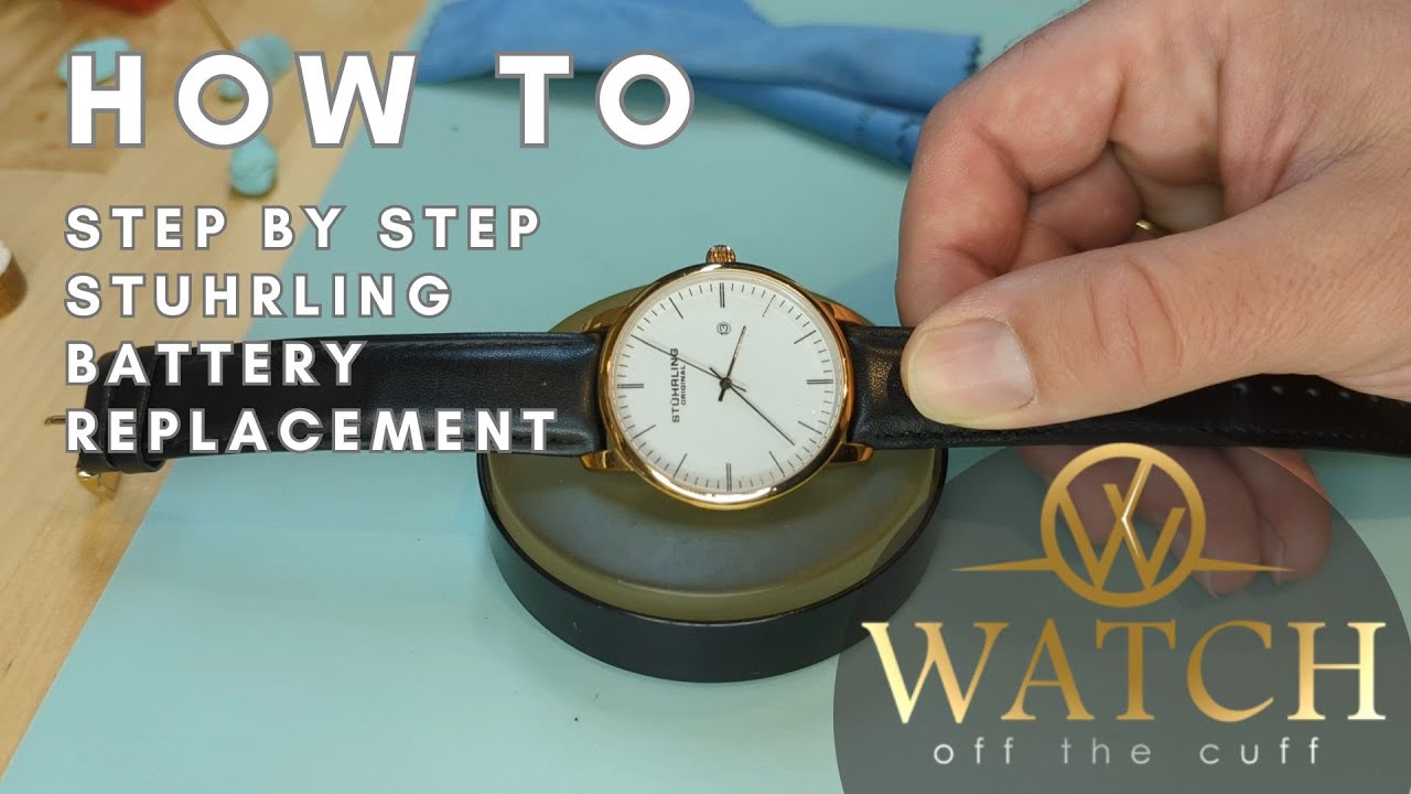 How to: Stuhrling Watch Battery Replacement
