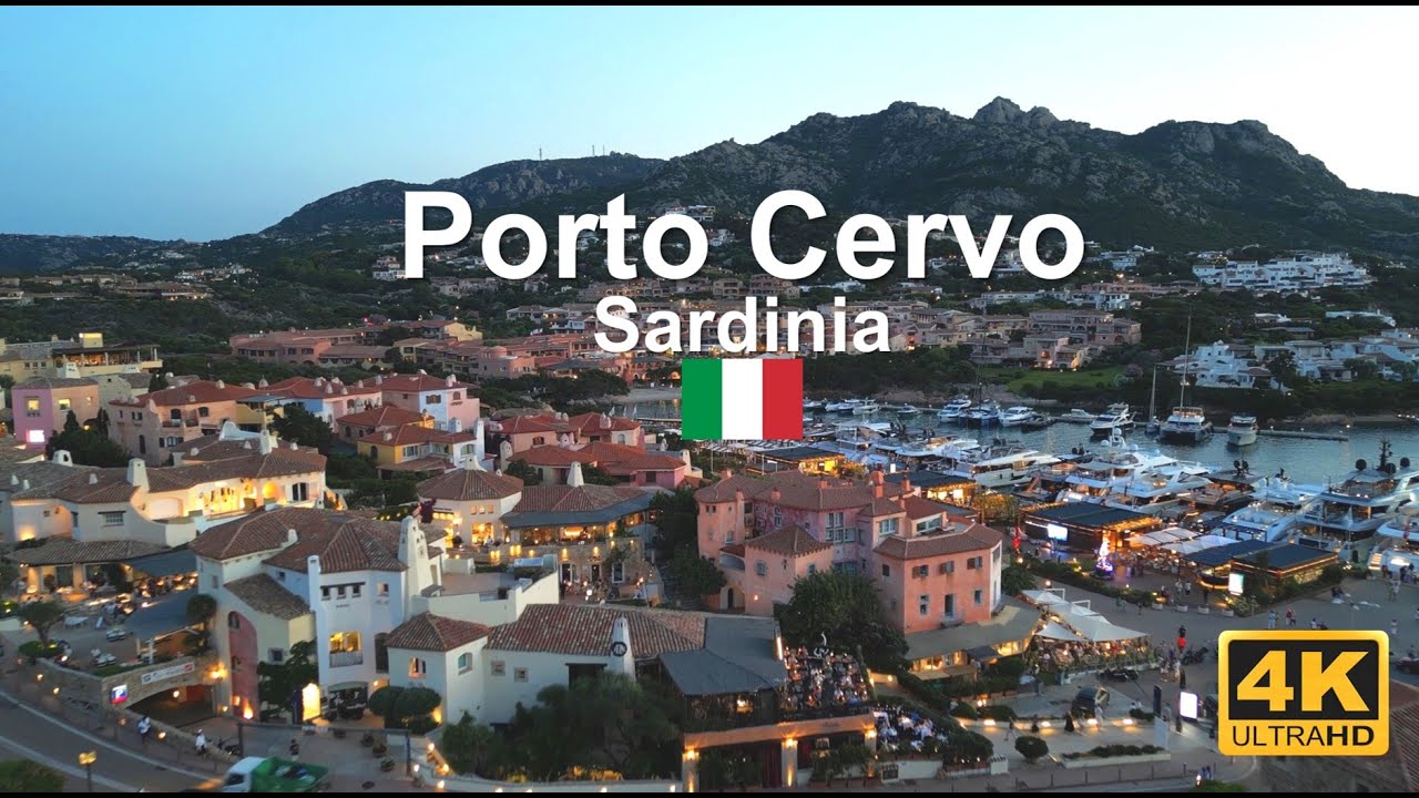 Porto Cervo Sardinia - Costa Smeralda 4K Walking Tour&Drone footage #portocervo #sardegna #sardinia