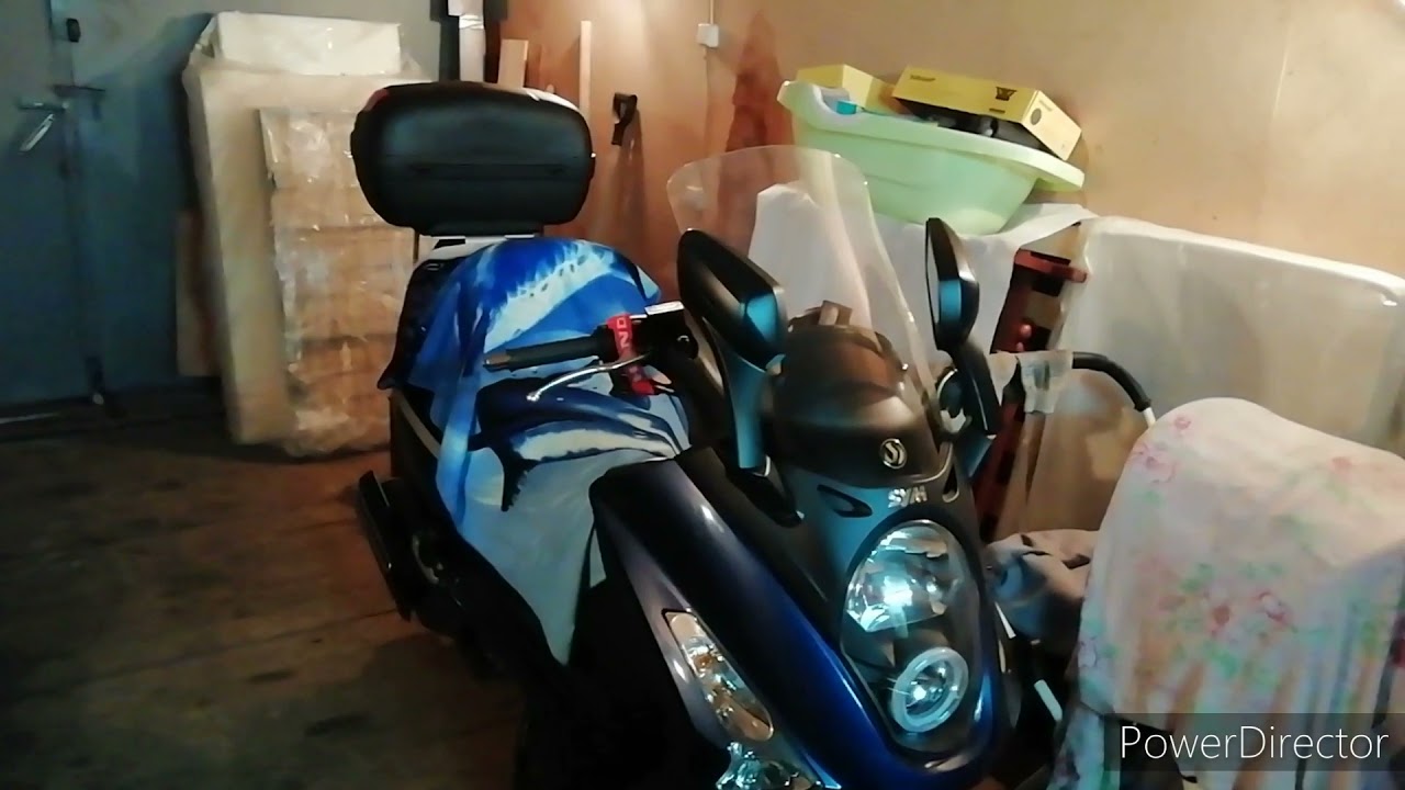 Установка ништячков на SYM GTS 250.