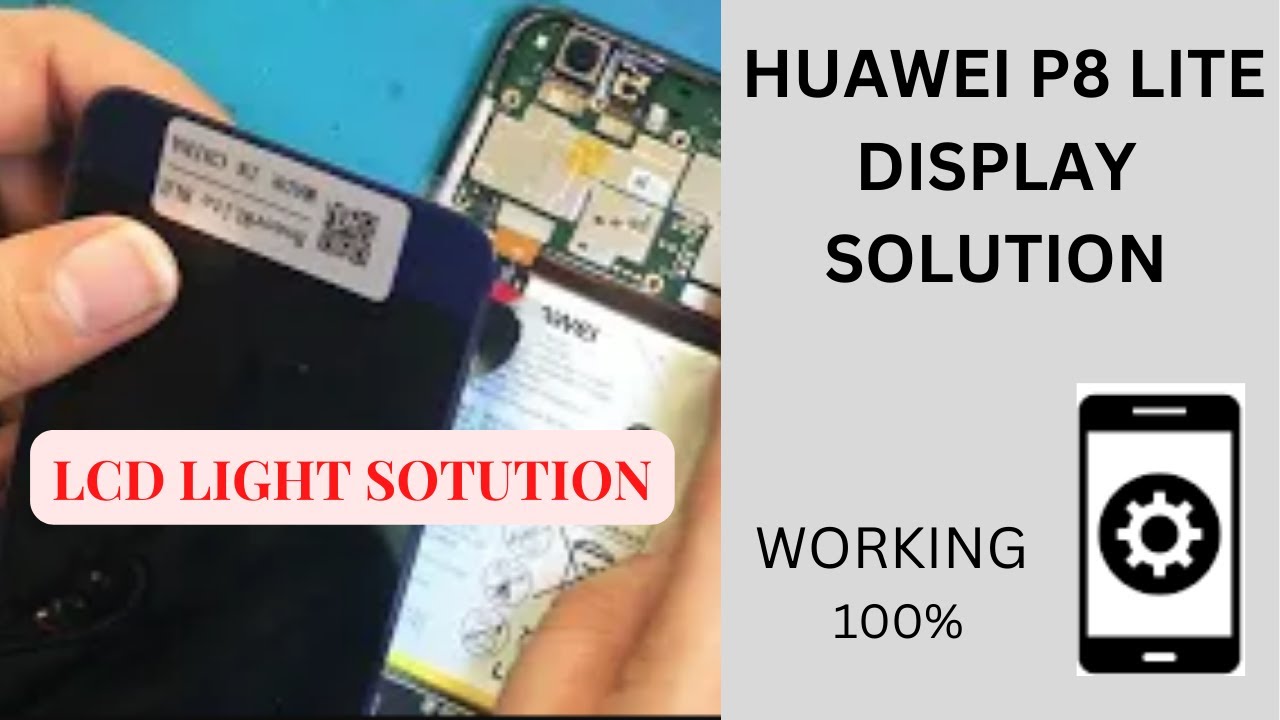 HOW TO REPAIR HUAWEI P8 LITE DISPLAY SOLUTION [ ONE WAY JUMPER INCELL MOBILE]