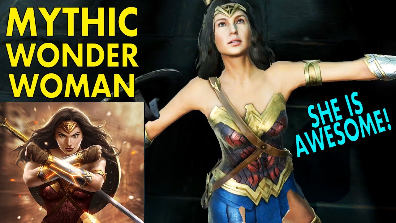 Injustice 2 Mobile. Mythic Wonder Woman GAMEPLAY + Review. Best Wonder Woman Character!
