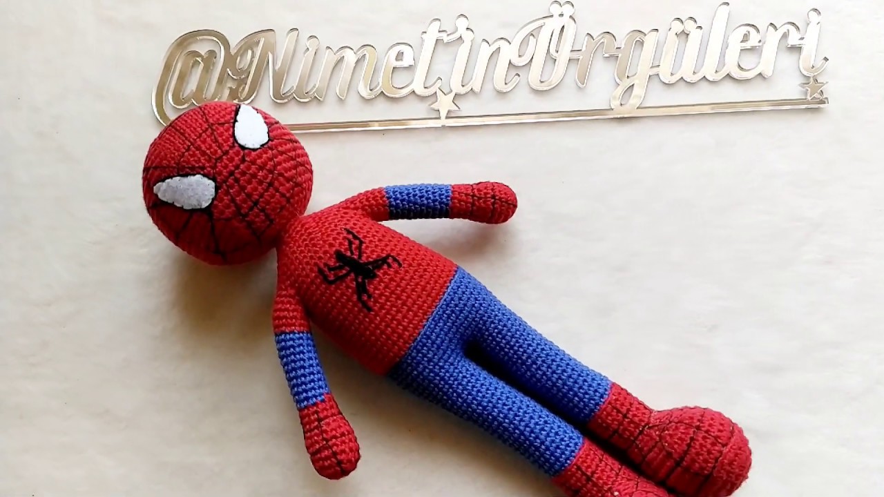 Amigurumi Spıder-Man Yapımı Bölüm 4