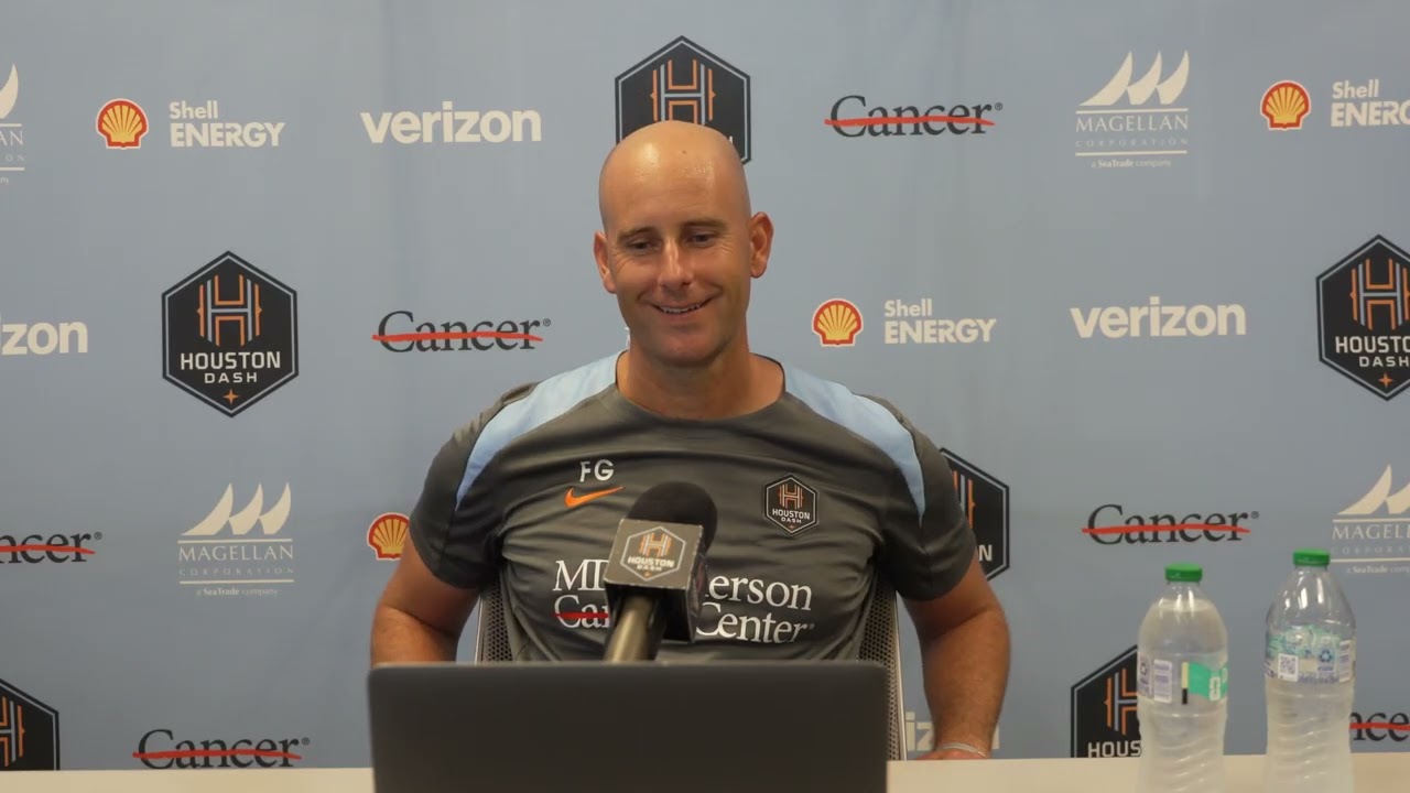 Houston Dash HC Fabrice Gautrat Preview Match v Gotham FC. 7/31/2026