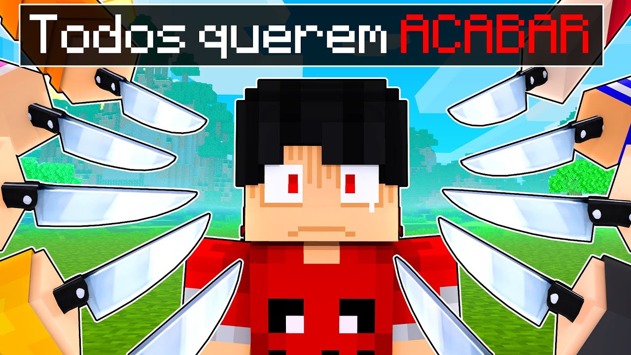Todo mundo quer ACABAR COM O P3DRU no Minecraft