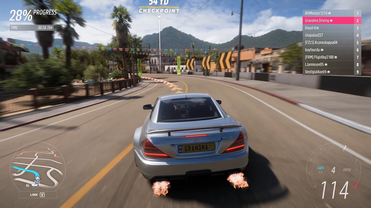 Forza Horizon 5 - The Most Extreme Anti-Lag! (Mercedes-Benz SL65 AMG Black in S1-Class)