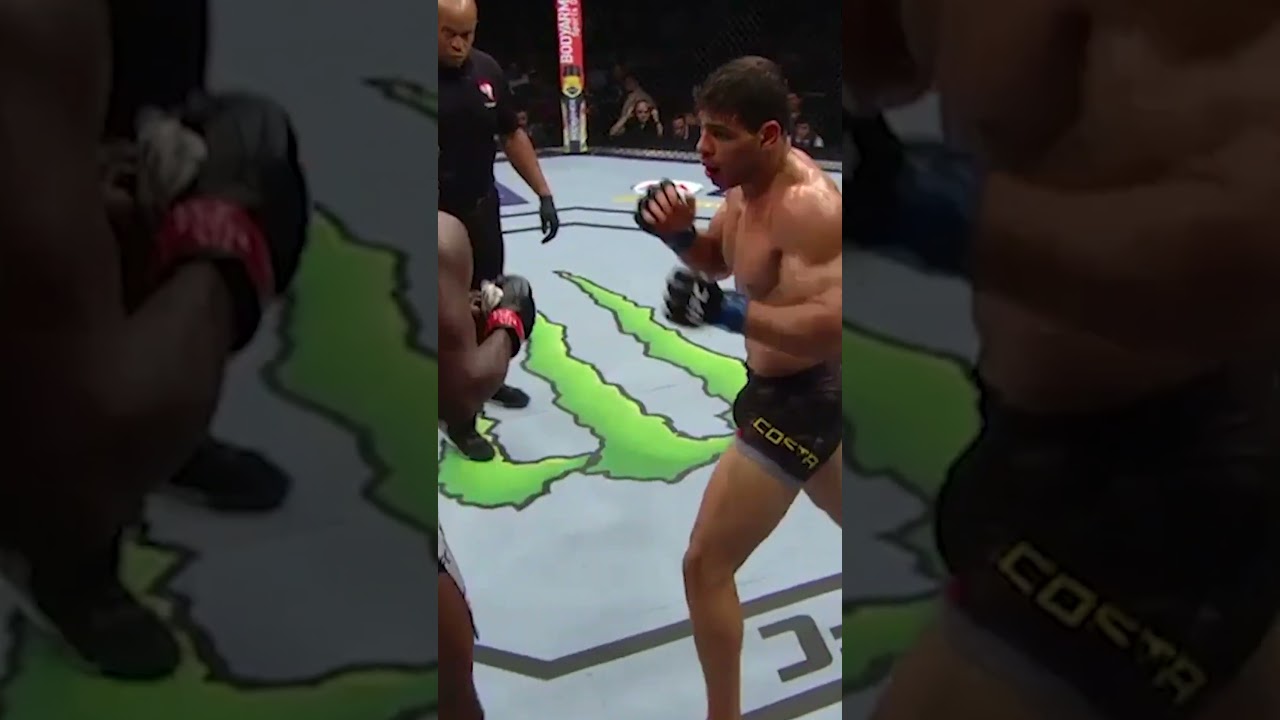 When Paulo Costa DESTROYED Uriah Hall 😳 #shorts
