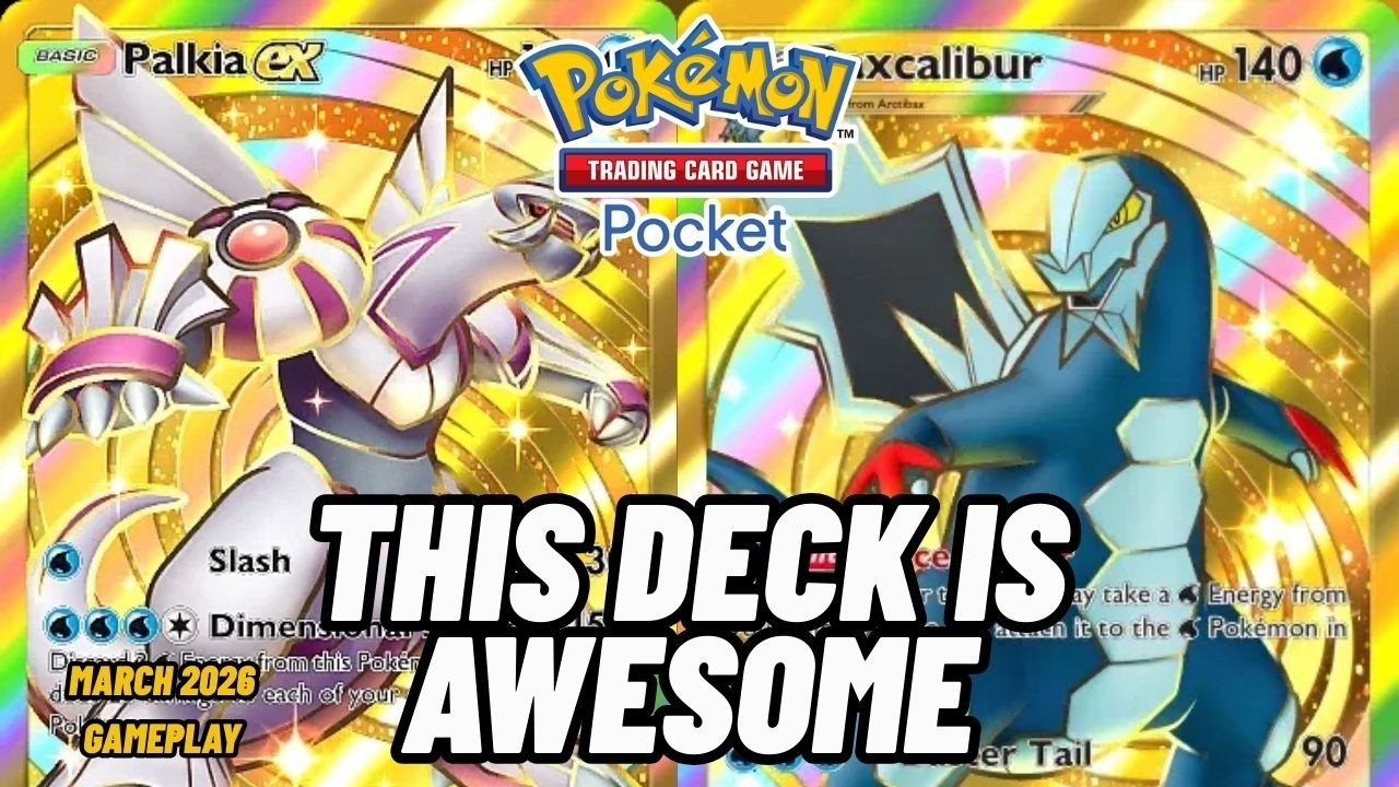 The Water Battery! BAXCALIBUR’s Ice Maker Fuels PALKIA ex’s Dimensional Storm! | Pokemon TCG Pocket