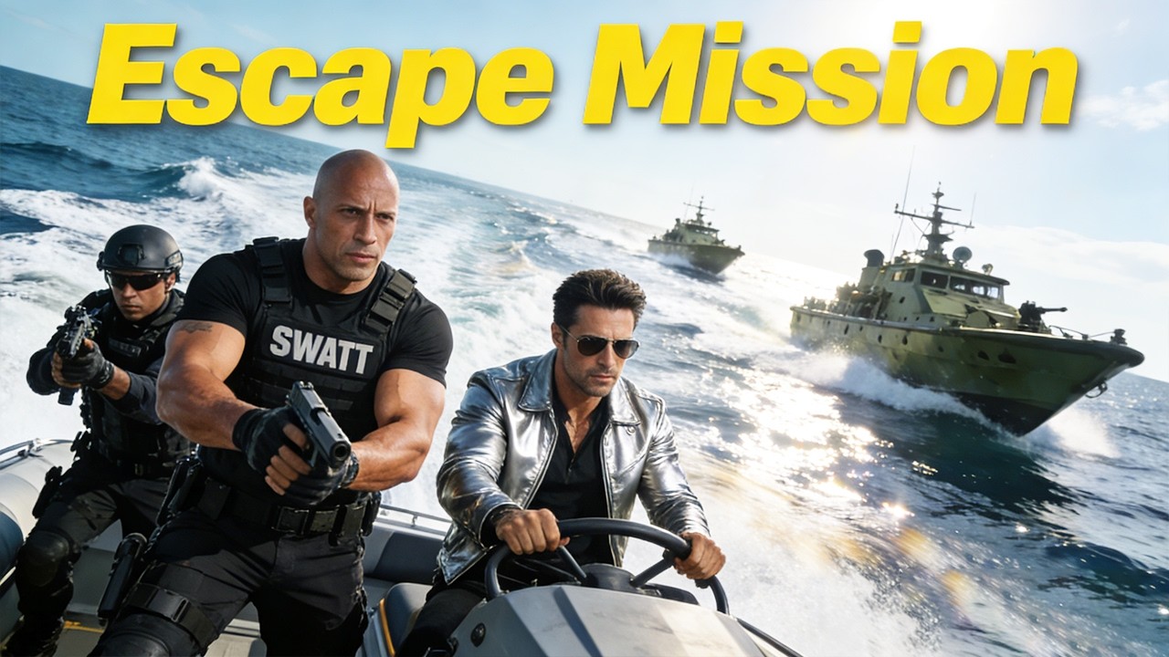 All-Out Water Pursuit — SWAT Rescues Kidnapped Special Forces! Boat Chase | Gunfight | Anti-Terror