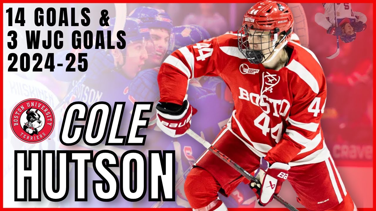 Cole Hutson All (14) Goals & (3) WJC Goals 2024-25 | Capitals Highlights