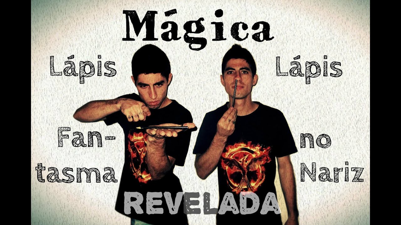 (Mágica com Lápis Revelada) Lápis Fantasma e Lápis no Nariz