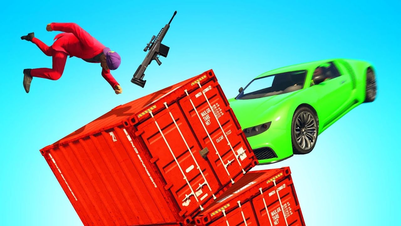 РАЗБЕЙТЕ ПЛАТФОРМУ, ЧТОБЫ ПОБЕДИТЬ СНАЙПЕРА! (GTA 5)