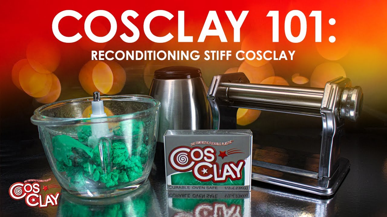 Cosclay 101: Reconditioning Stiff Polymer Clay | Cosclay