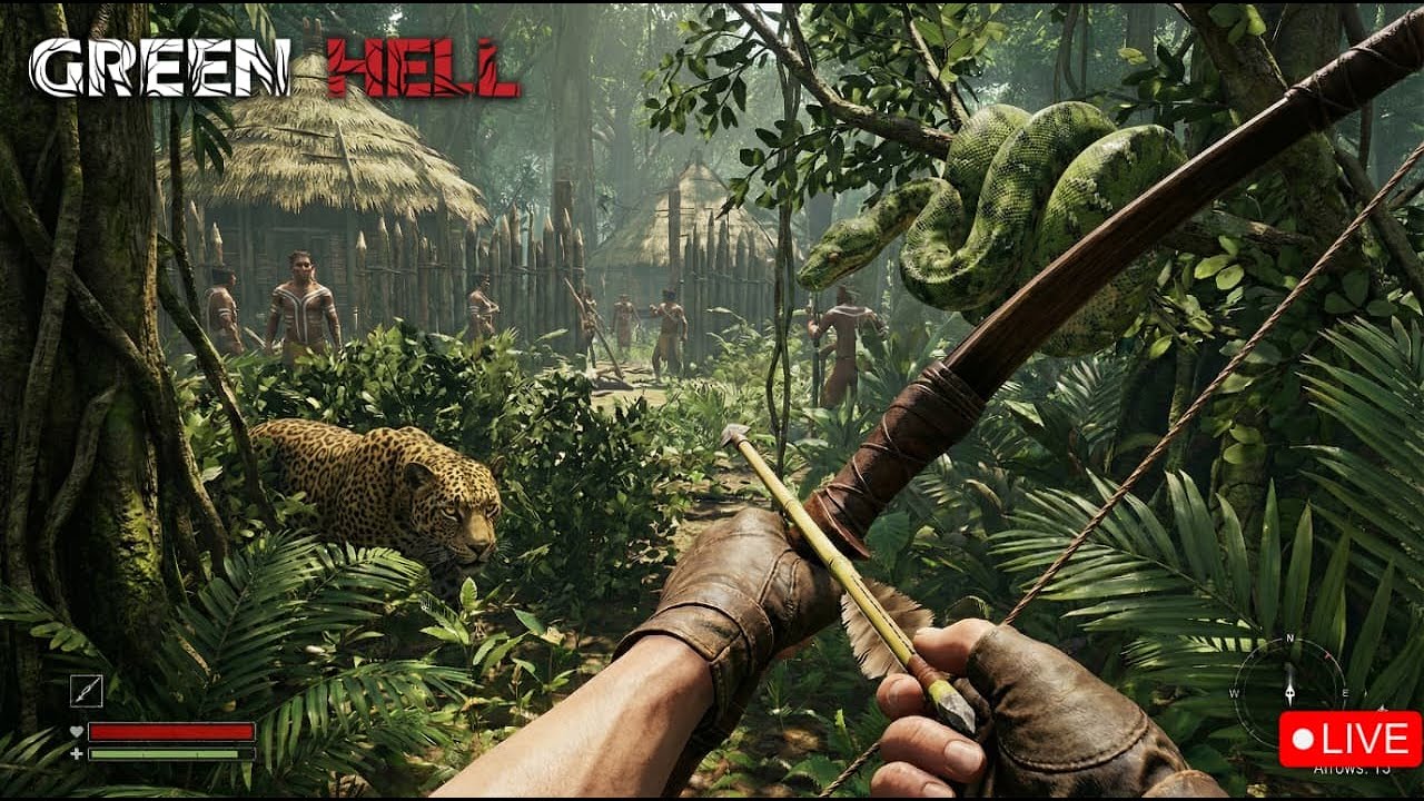 exploring new place in green hell || LIVE