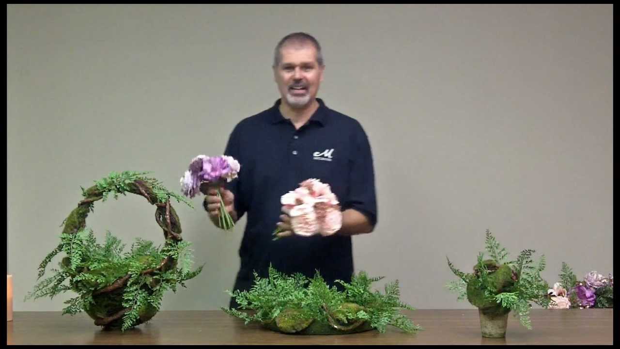 Premade Florals and Ferns for Spring Decor