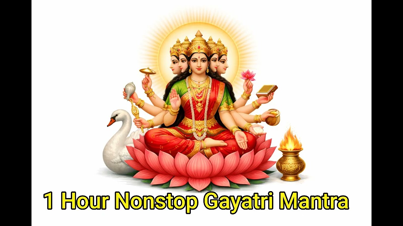 Gayatri Mantra 1 Hour NonStop | ॐ भूर्भुवः स्वः | Powerful Mantra Chant | Morning Meditation Mantra