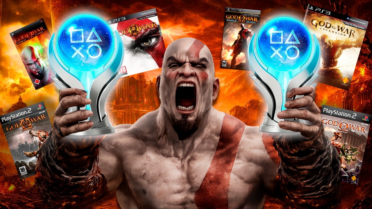 Conseguí el PLATINO de TODA la saga Griega de GOD OF WAR