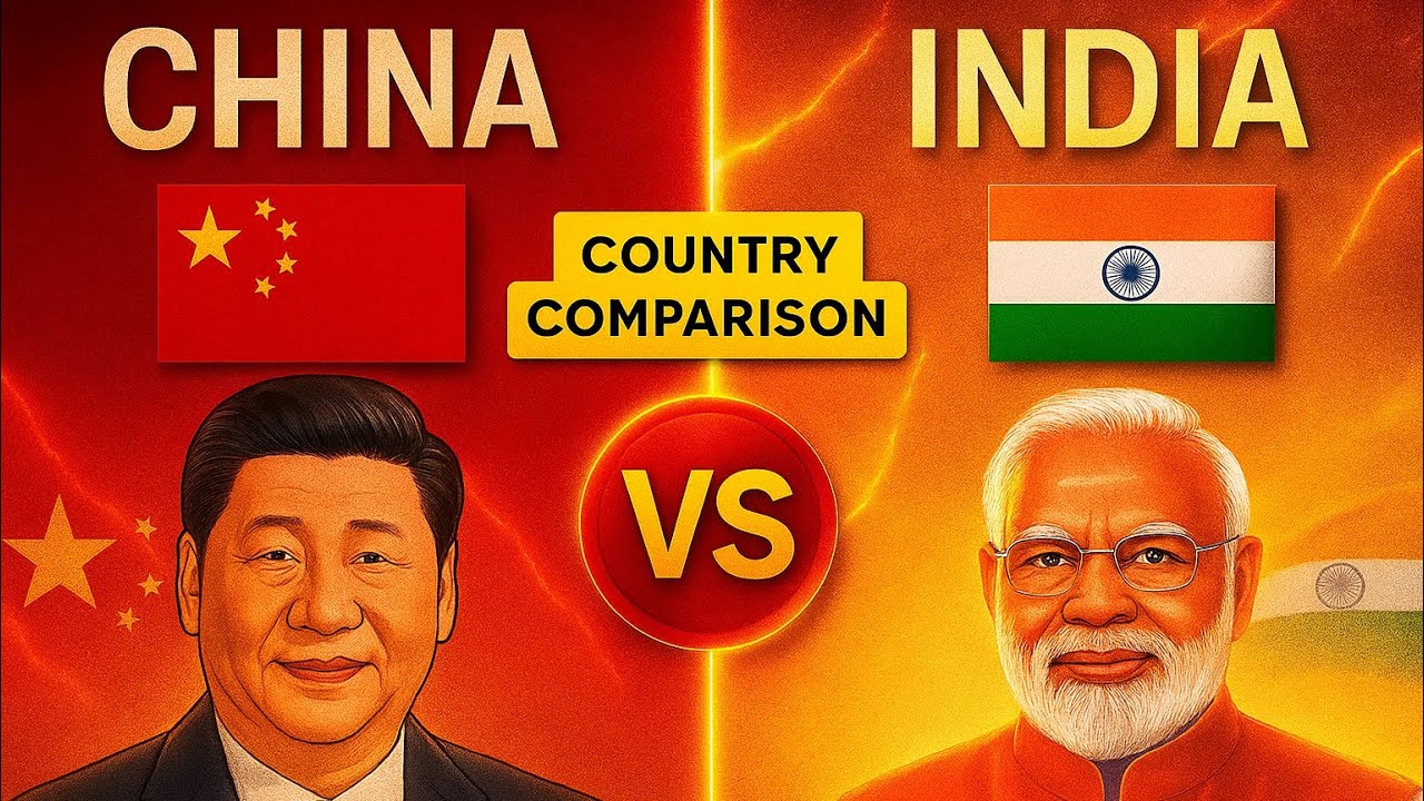 China Vs India Country Comparison 2025 Military, Economy, Population