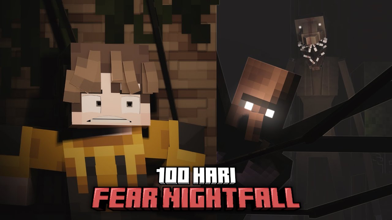 100 Hari Minecraft Fear Nightfall