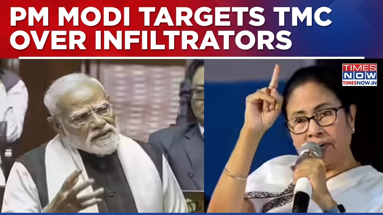 PM Modi Accuses TMC Of Shielding &ldquo;ghuspaithiyas (infiltrators)&rdquo; After Mamata Appears In SC