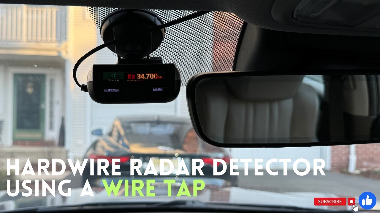Hardwire a Radar Detector using a Wire Tap