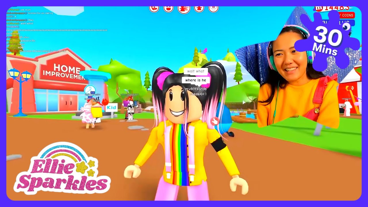 Ellie Sparkles - Roblox School Challenges! | Shows for Kids | WildBrain Play House