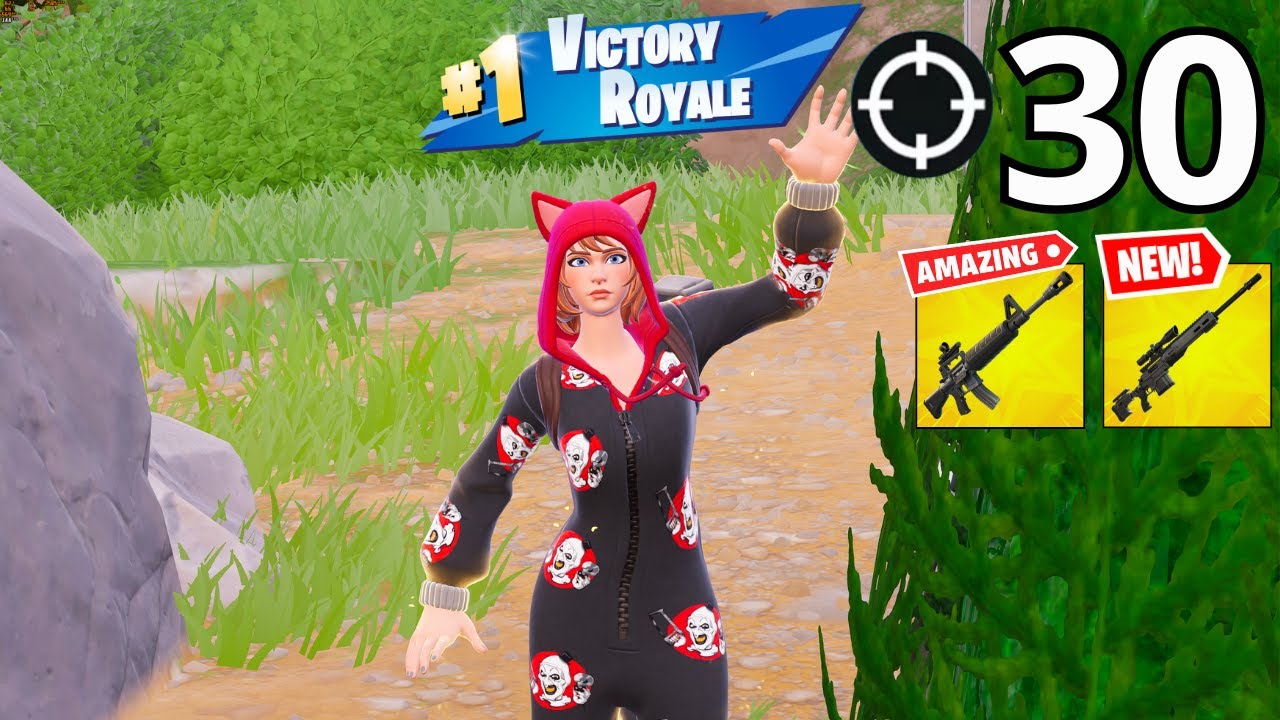 30 Elimination Gameplay Wins Zero Build (NEW FORTNITE CHAPTER 7 SEASON 1)
