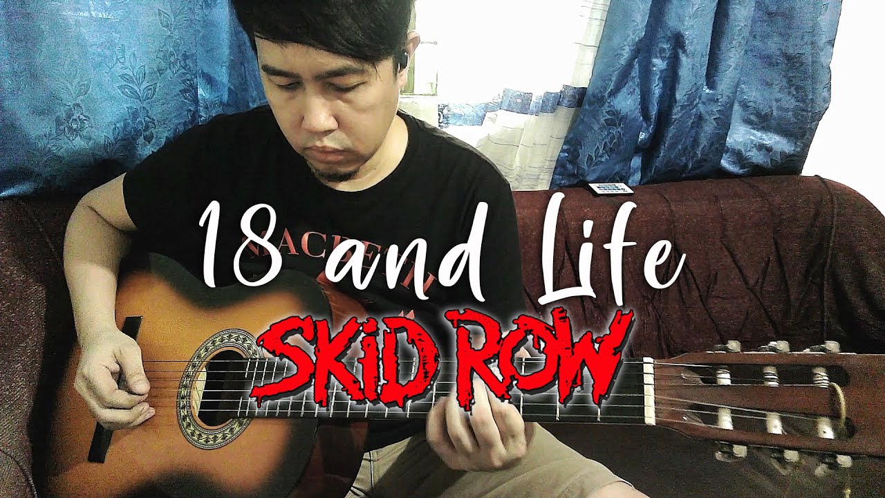 18 And Life - Skid Row (Acoustic Guitar Cover by Nats)