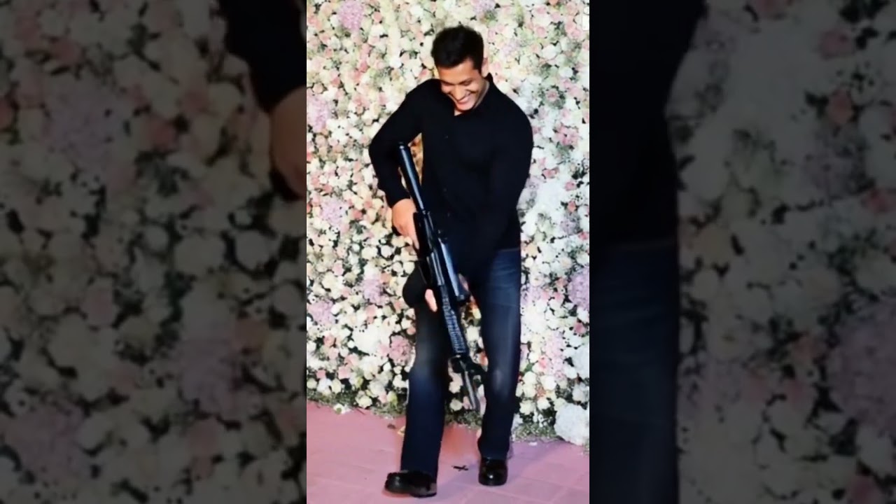 salman khan firing gun generated with AI