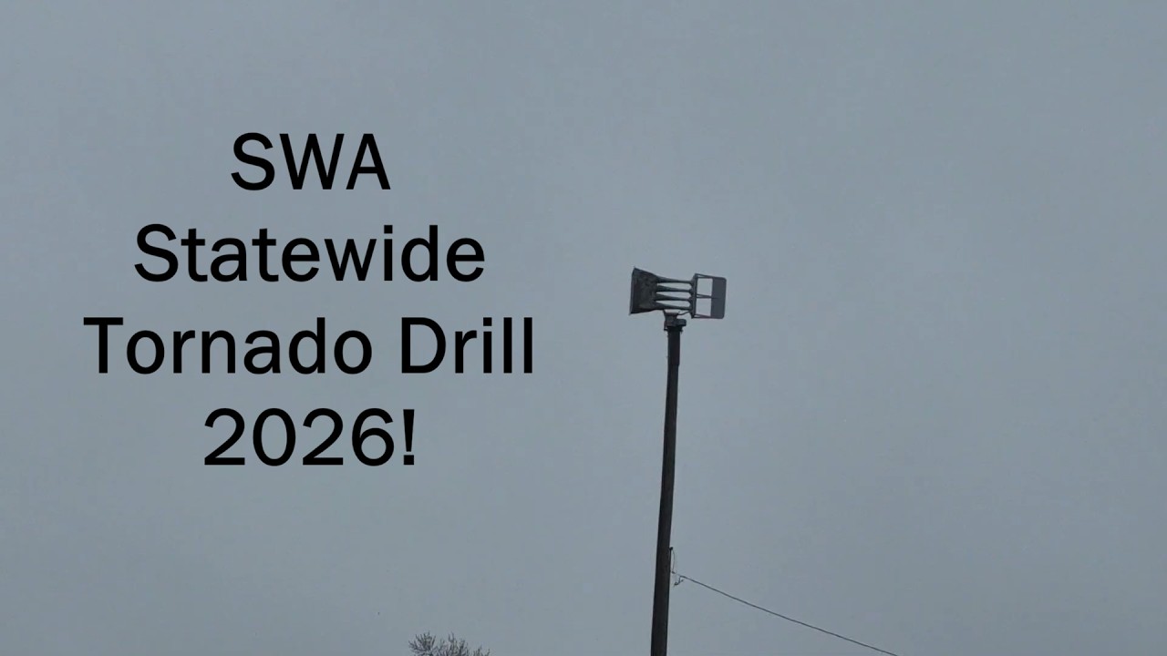 (TORNADO DRILL!!) Finback Whelen Vortex Monthly Siren Test in Danville, IL (3/3/26)