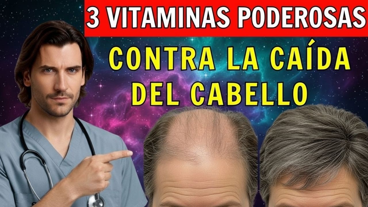 🧠 Dr.MANOCHI: 3 VITAMINAS que DETIENEN la CAÍDA del CABELLO (¡Resultados en 8 Semanas!)